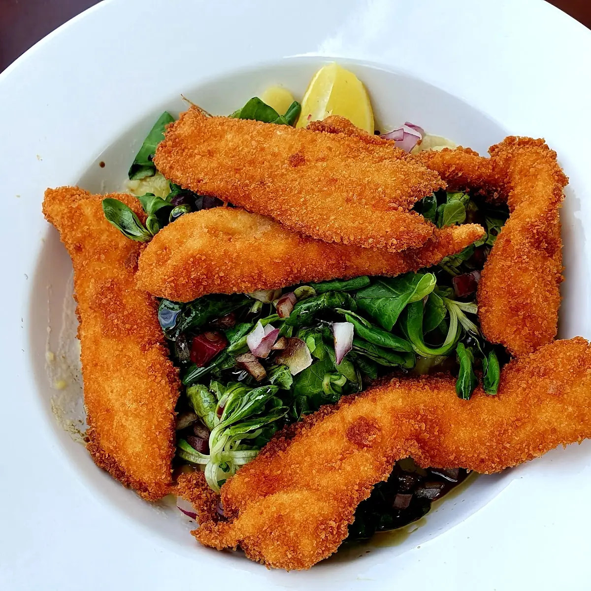 Backhendl-salat