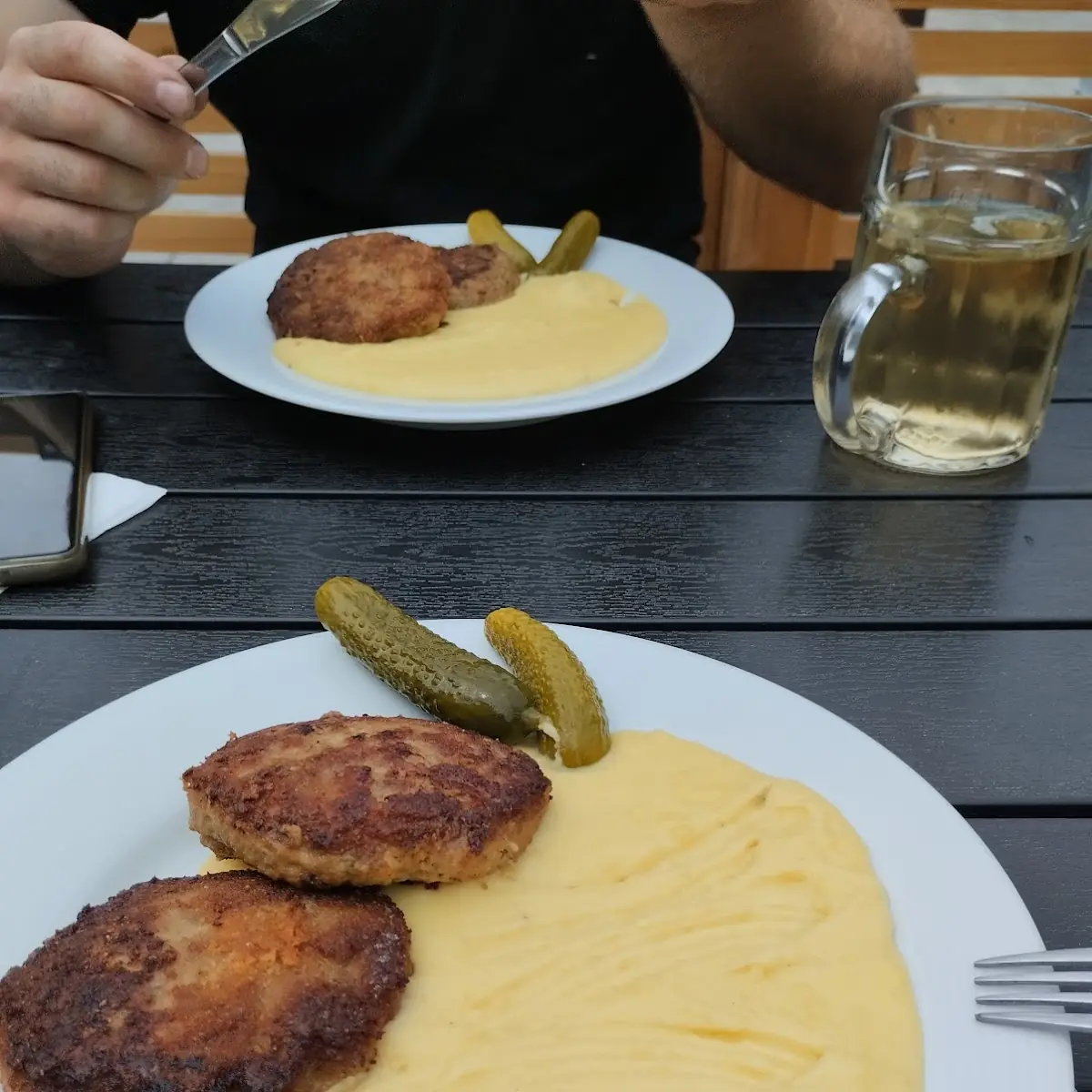 Faschierte Laibchen Mit Kartoffelpüree