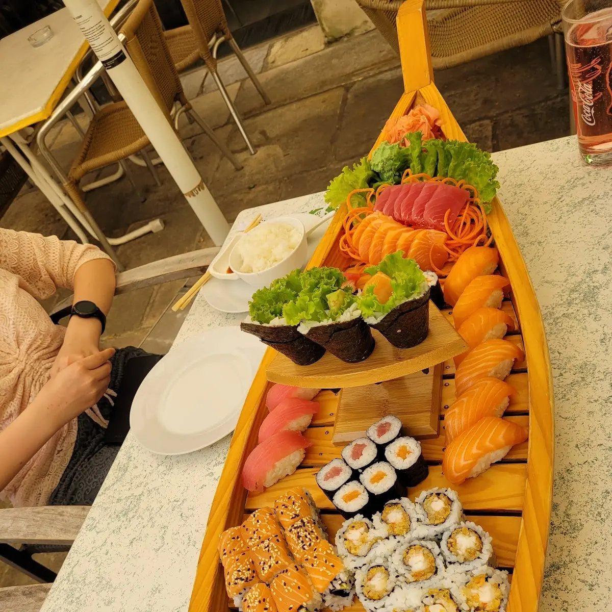 Lachs Sushi Groß Für 3 Personen