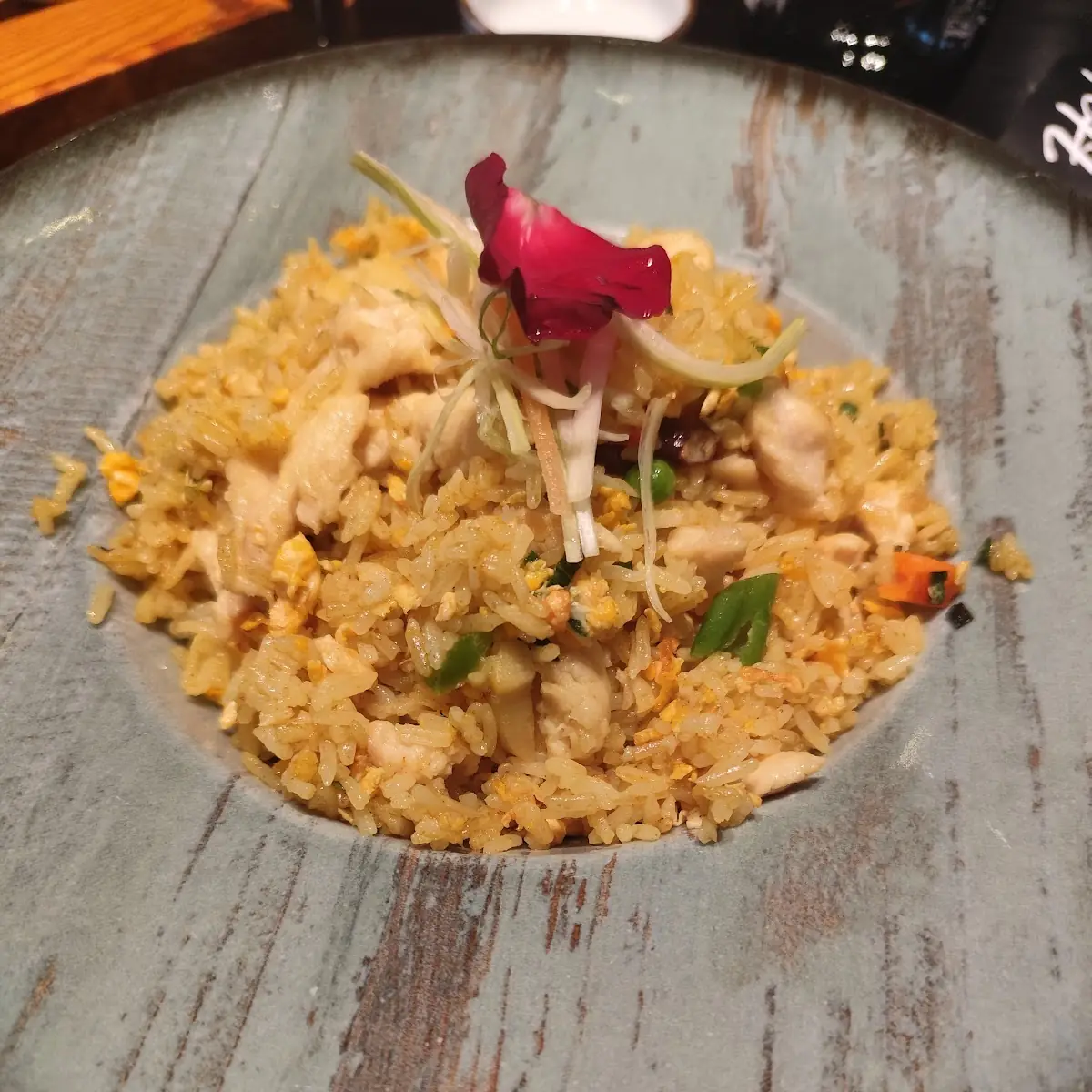 Huhn Mit Reis Und Gemüse