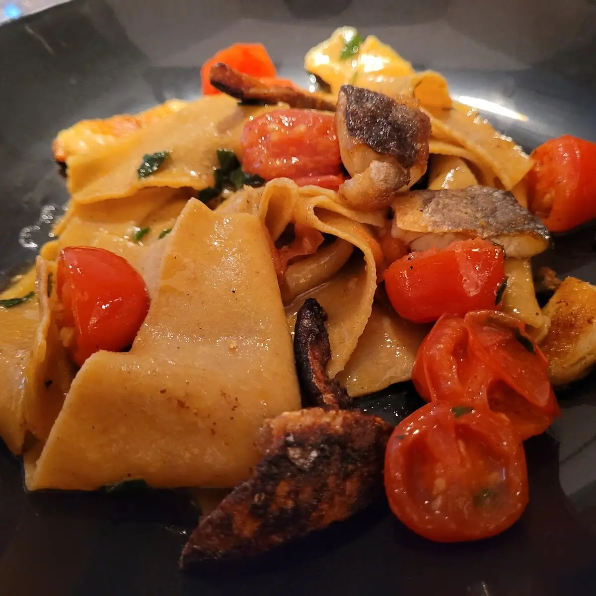 Pasta Mit Wolfsbarsch
