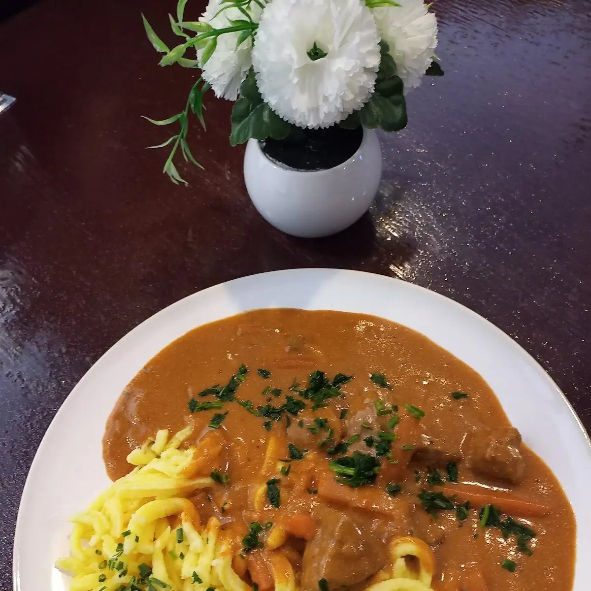 Kalbsragout Mit Spätzle