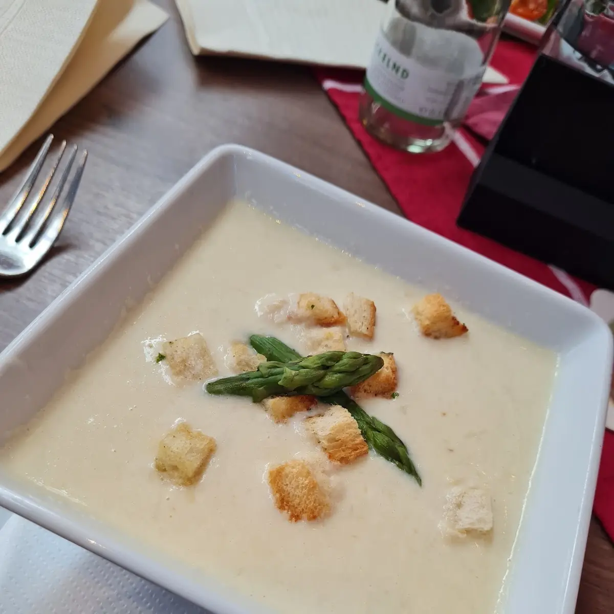 Spargelcremesuppe