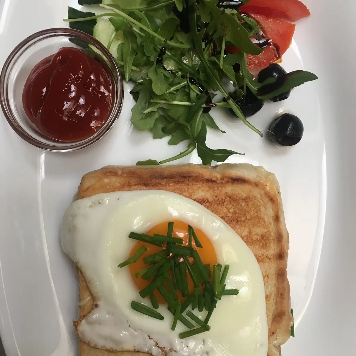 Toast Mit Spiegelei