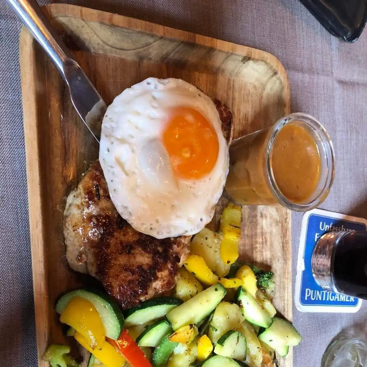 Steak Mit Röstgemüse