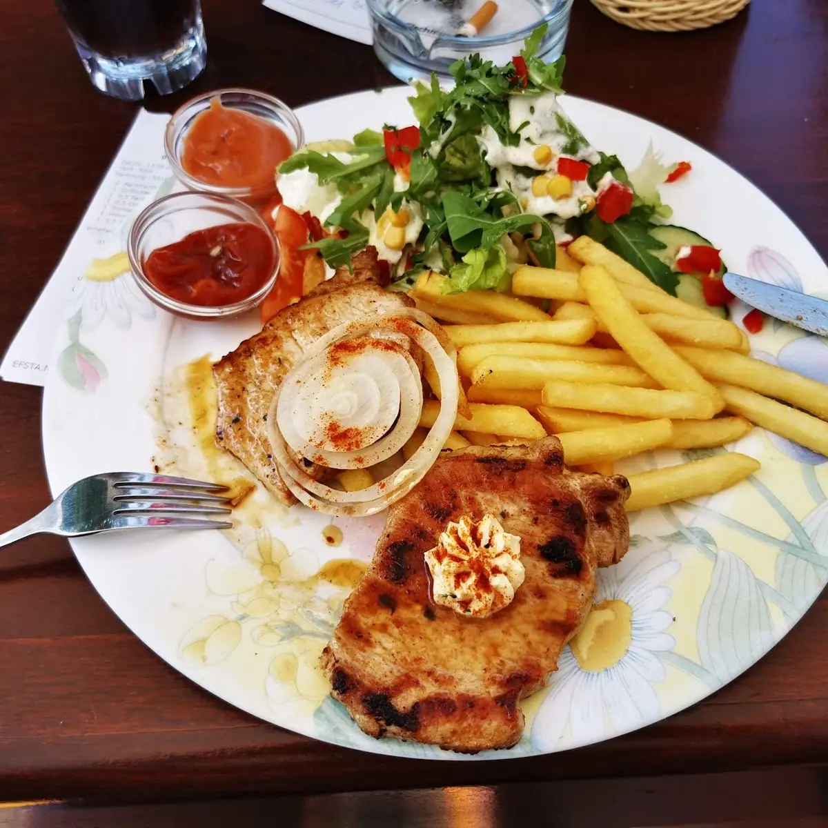 Kotelett Mit Pommes