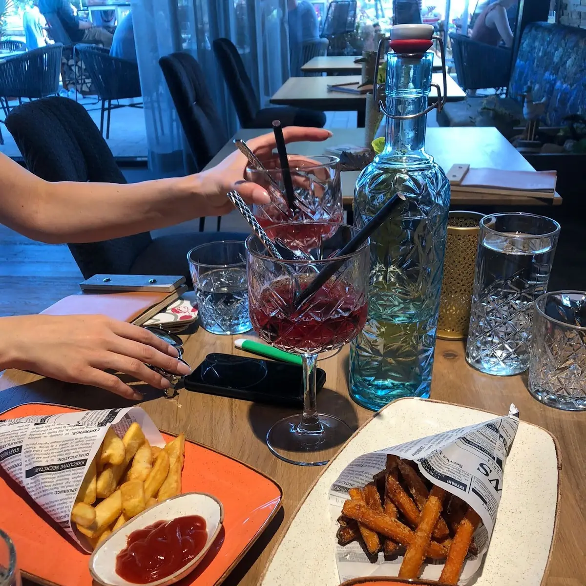 Süßkartoffelfries Und Hausfries