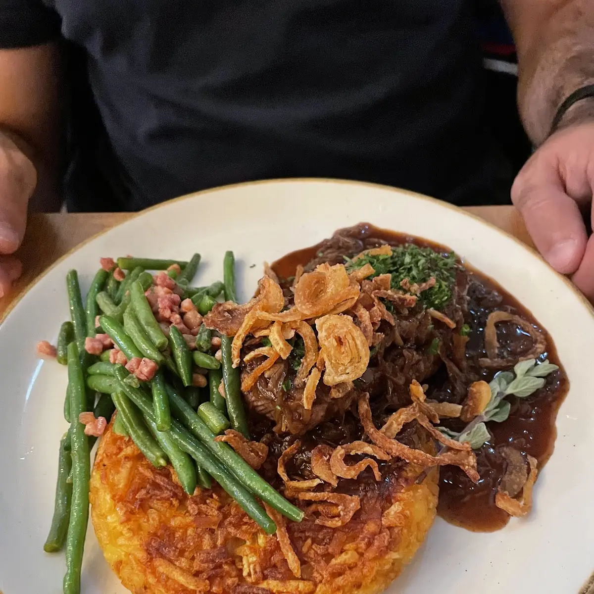 Zwiebelrostbraten Mit Rösti