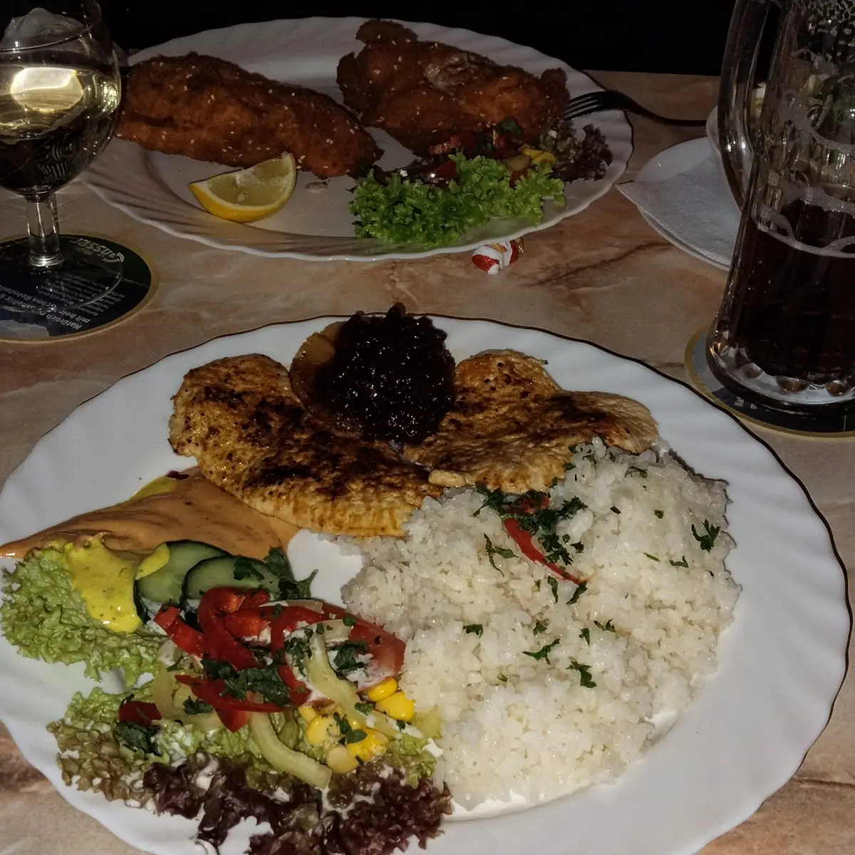 Gegrillter Hühnerfilet