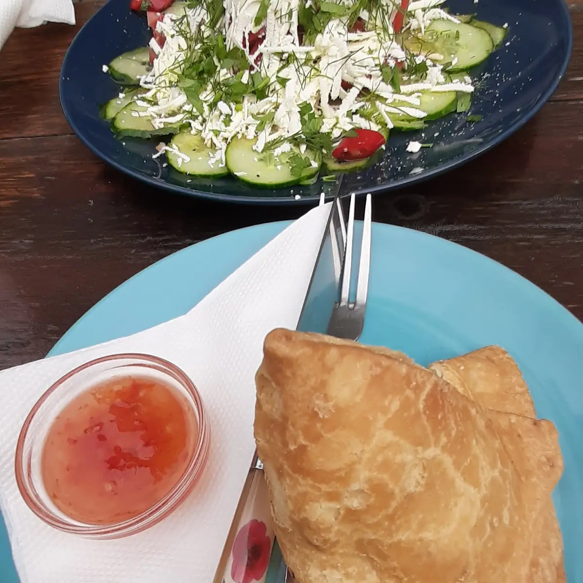 Samosa & Werkzeugh Salat