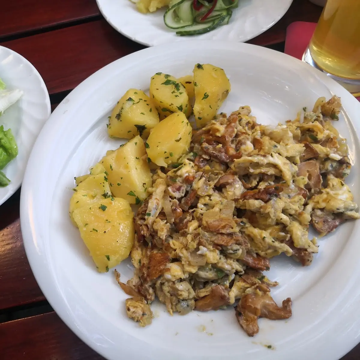 Geröstete Eierschwammerl