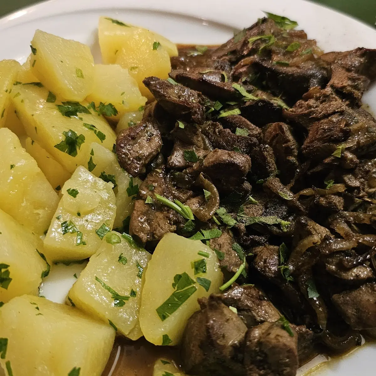 Geröstete Leber