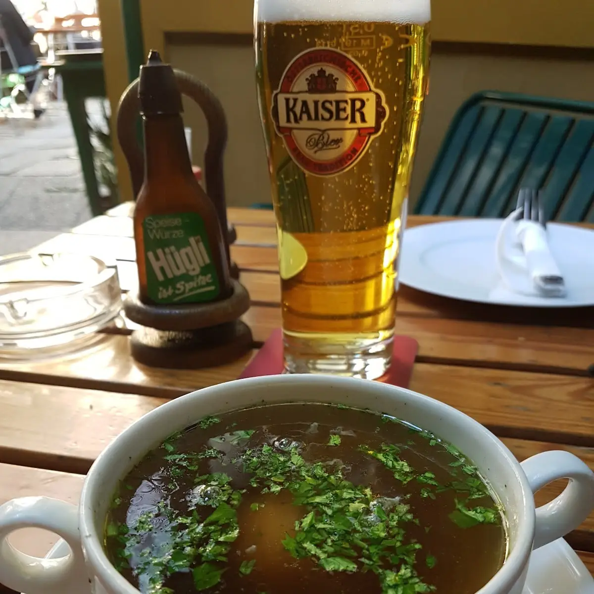 Suppe Mit Ei