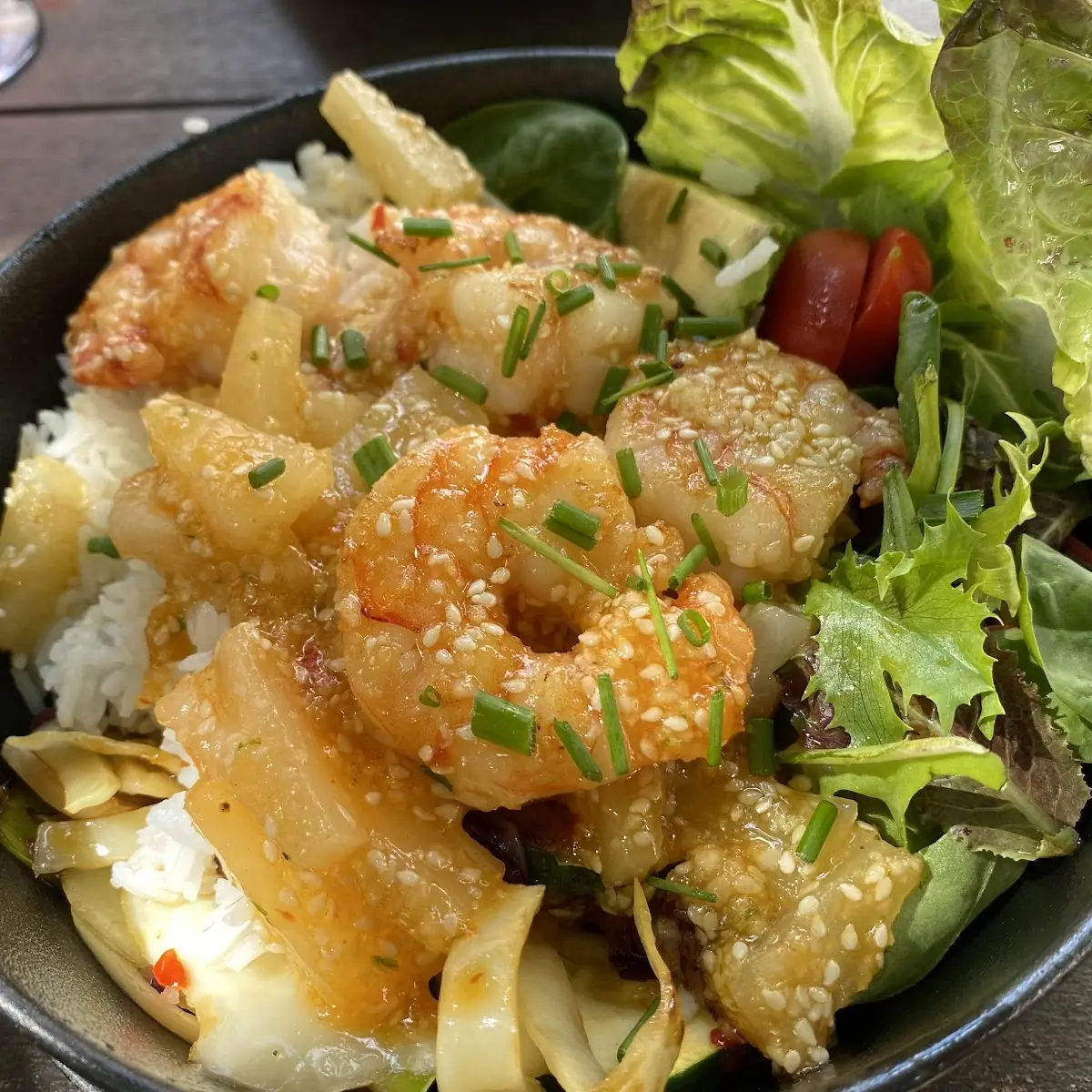 Hawaiian Prawn Bowl
