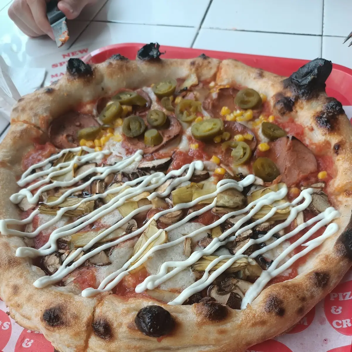 Half Magic Mushrooms Half Holy Pepperoni