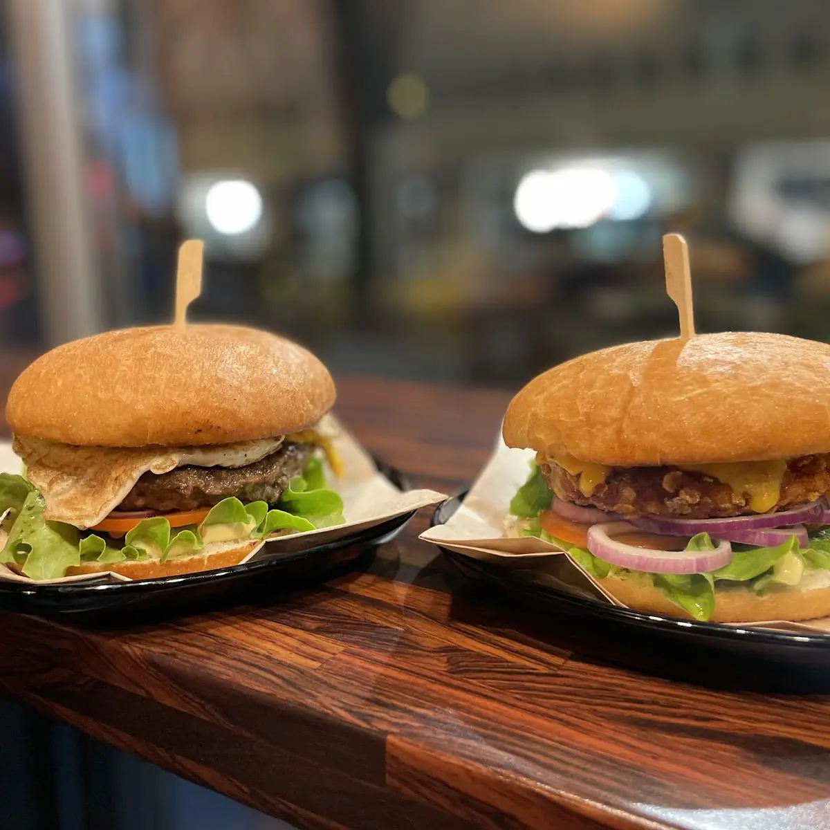 Hang over Burger and Chicken Burger
