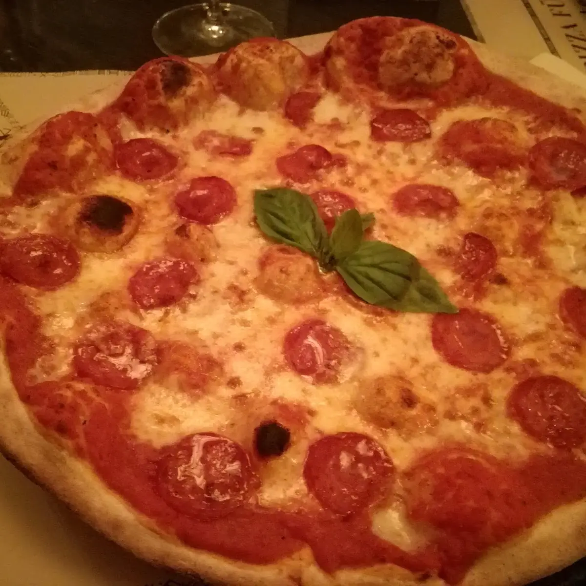 Salami Pizza