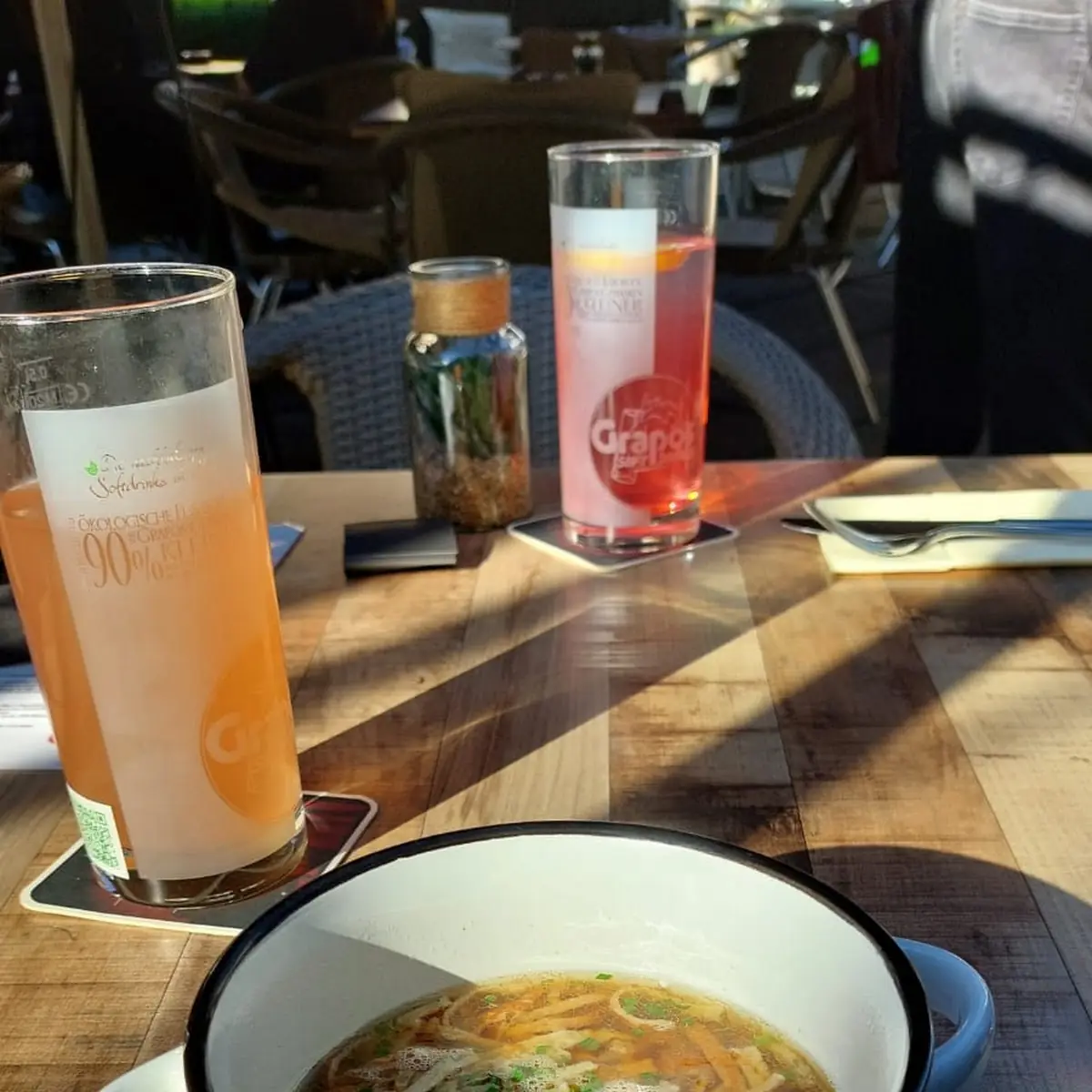 Rindfleischsuppe Mit Flädle