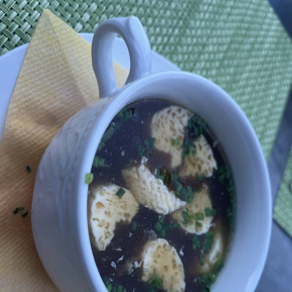 Broth with Egg
