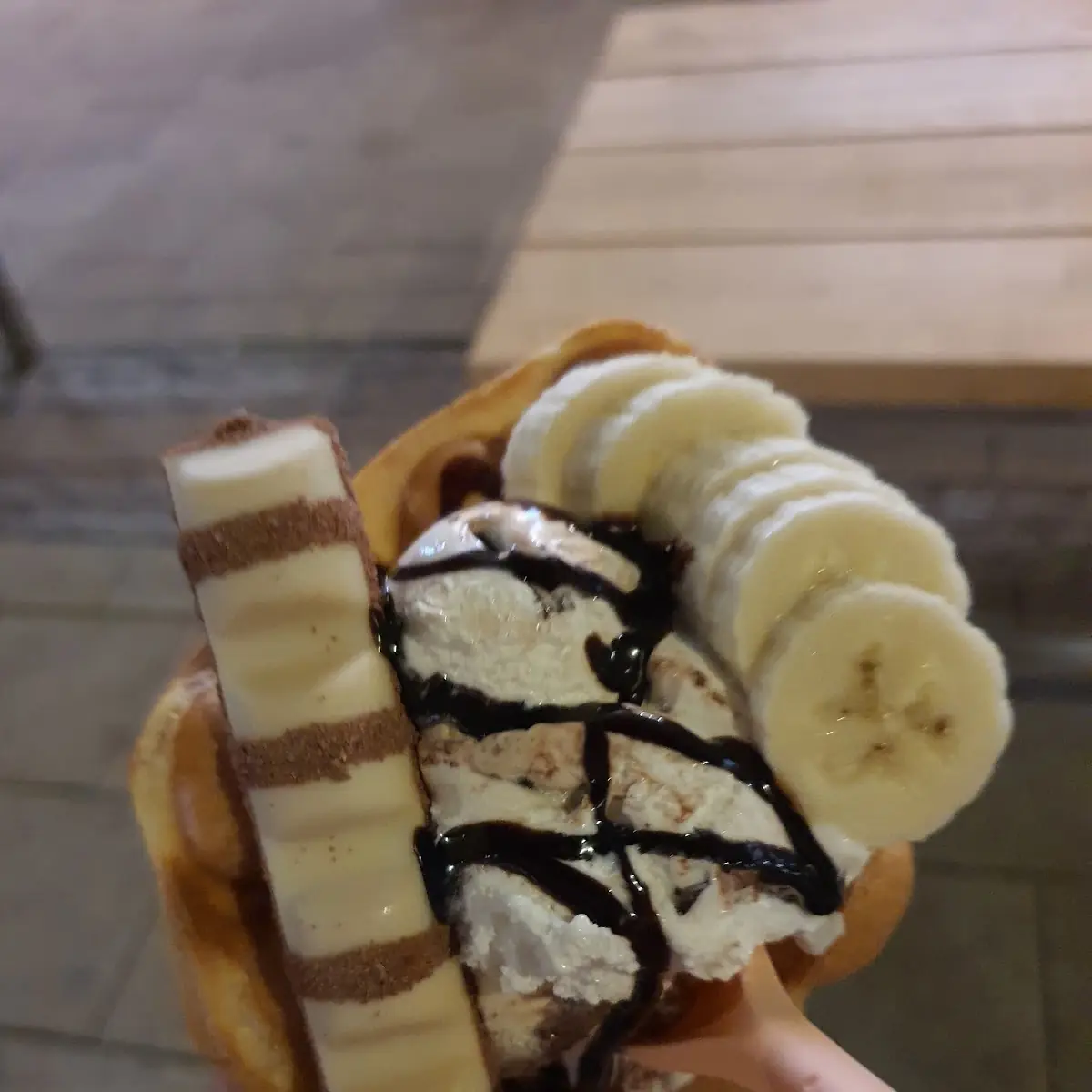 Bubble Waffel