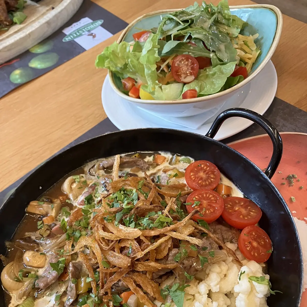 Mit Hausgemachten Spätzle
