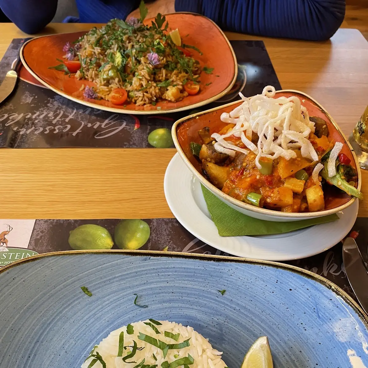 Rice with Red Thai Vegan Curry