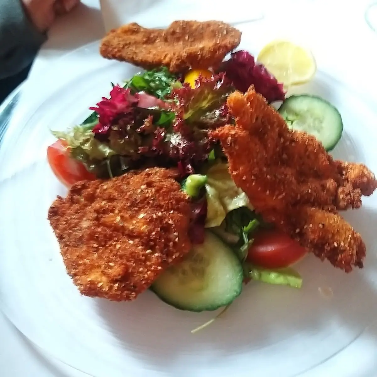 Backhendlsalat