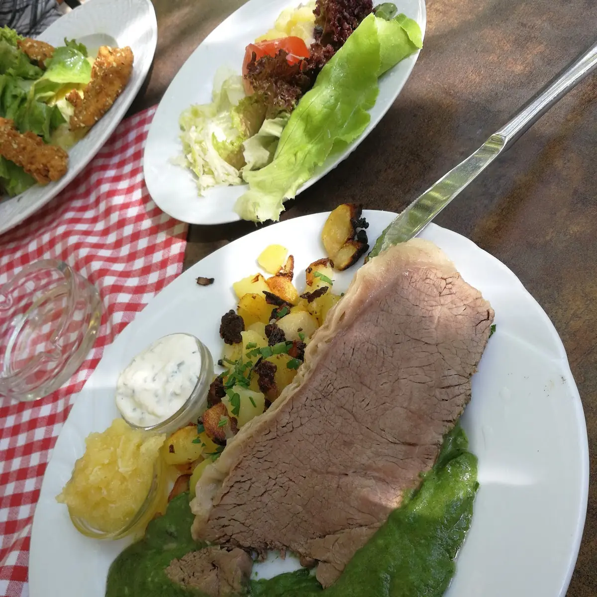 Tafelspitz Mit Spinat