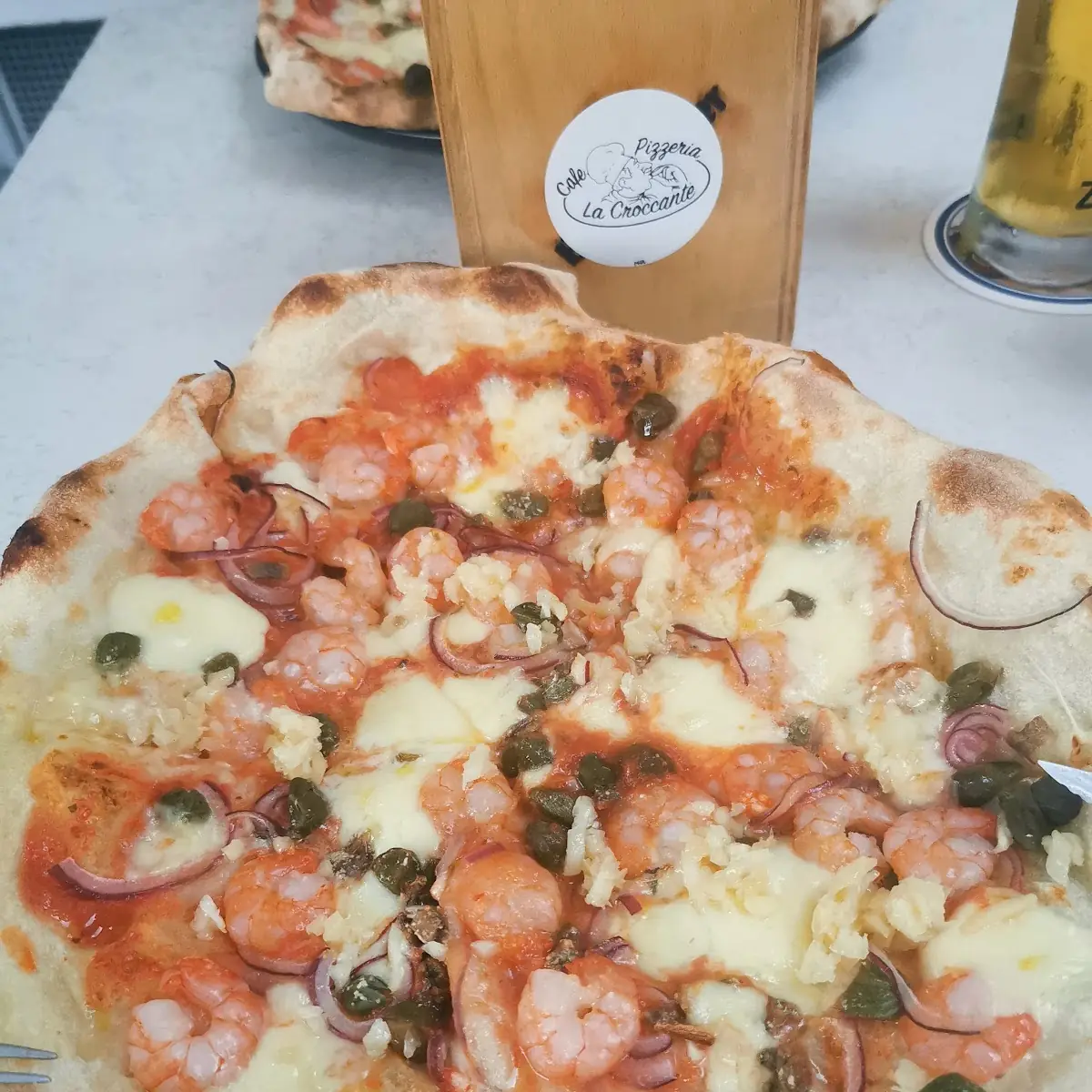 Shrimps-pizza