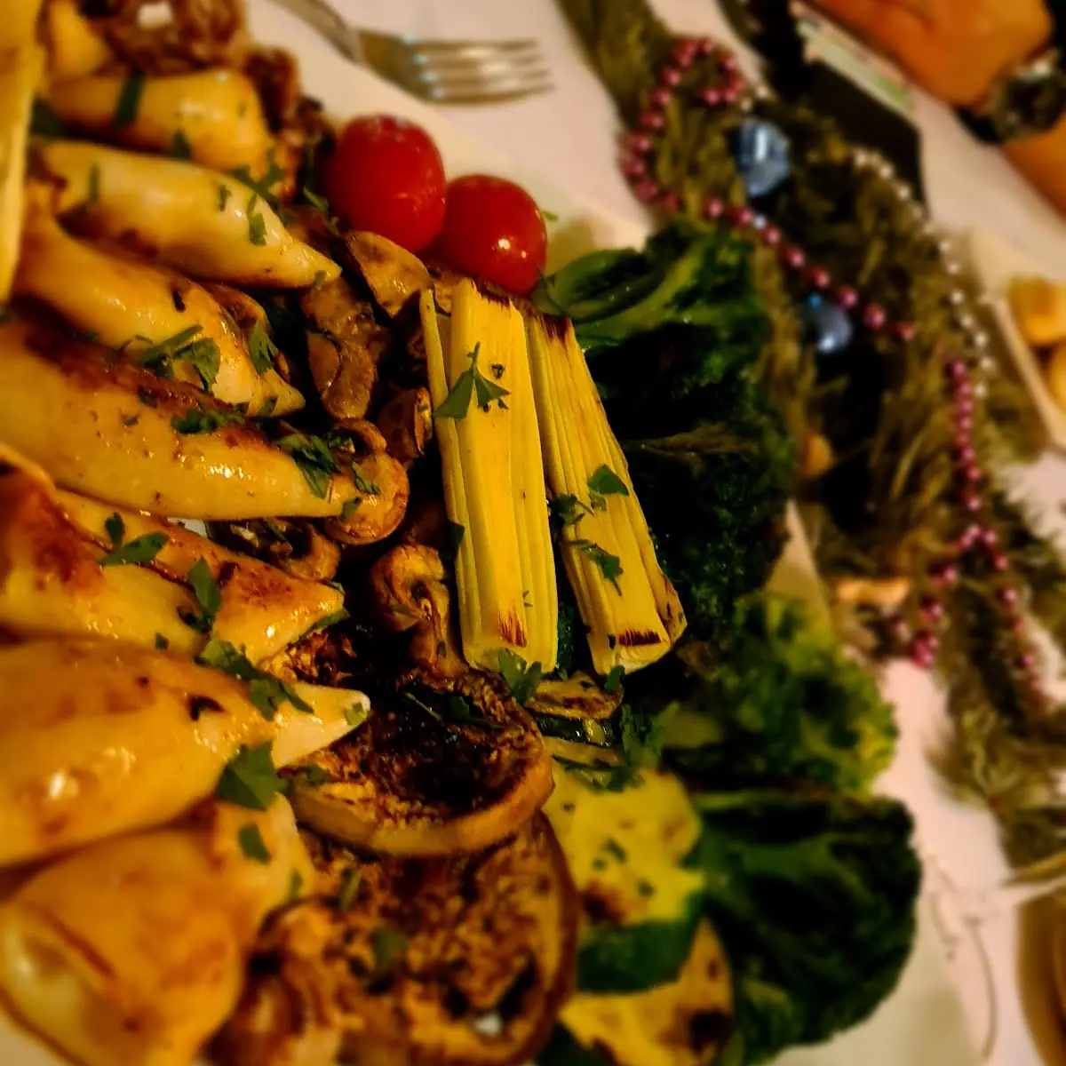 Gegrillter Tintenfisch