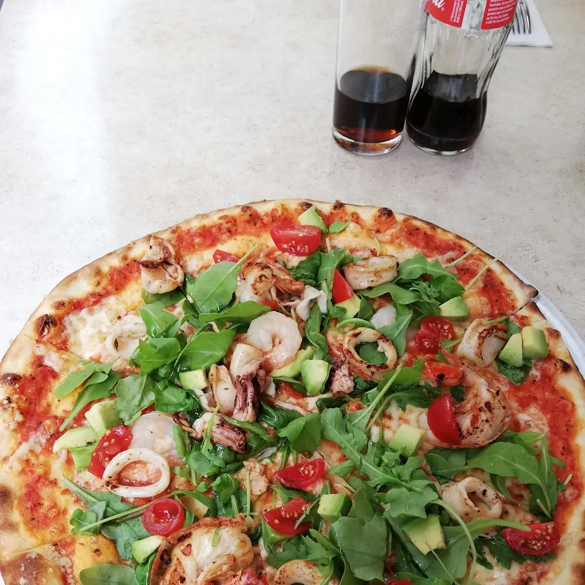 Pizza Gamberetti