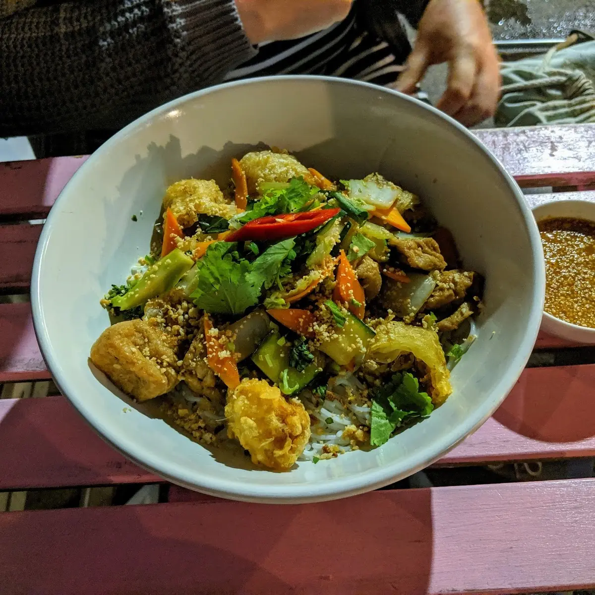 Bun Mit Tofu Und Gemüse