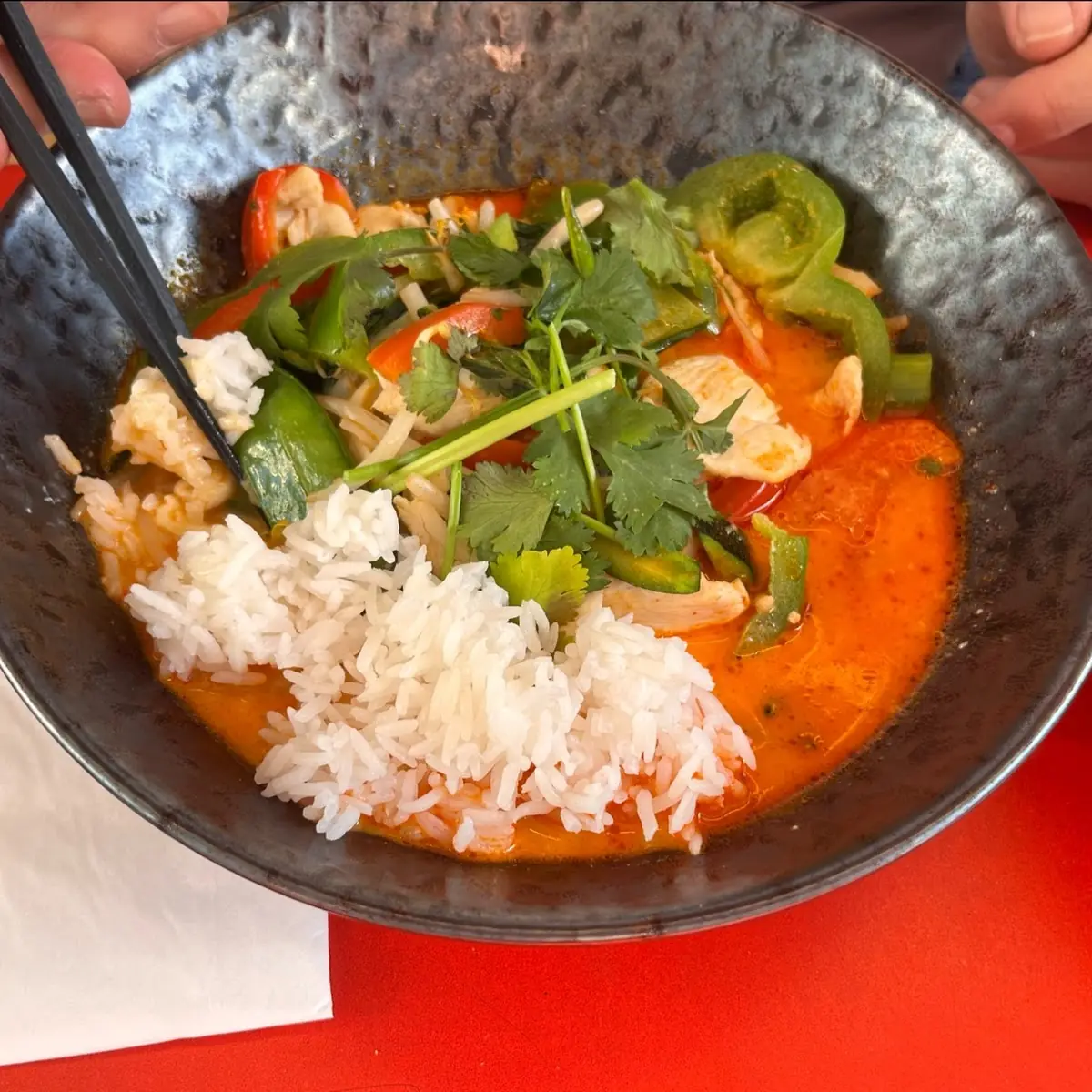 Kokos Curry Huhn