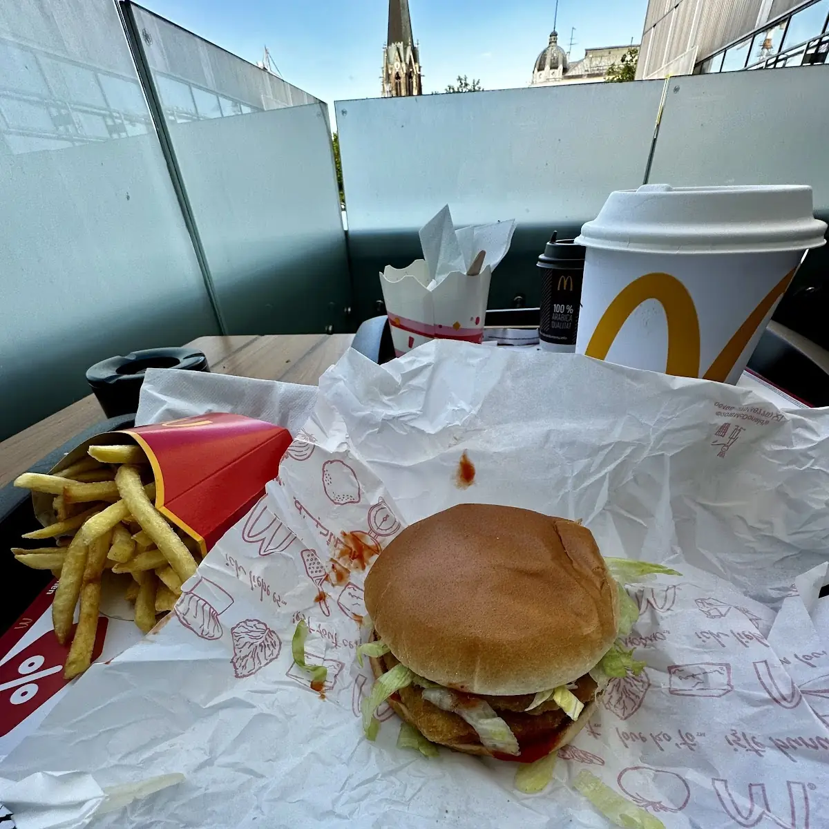 Doppelter Chickenburger