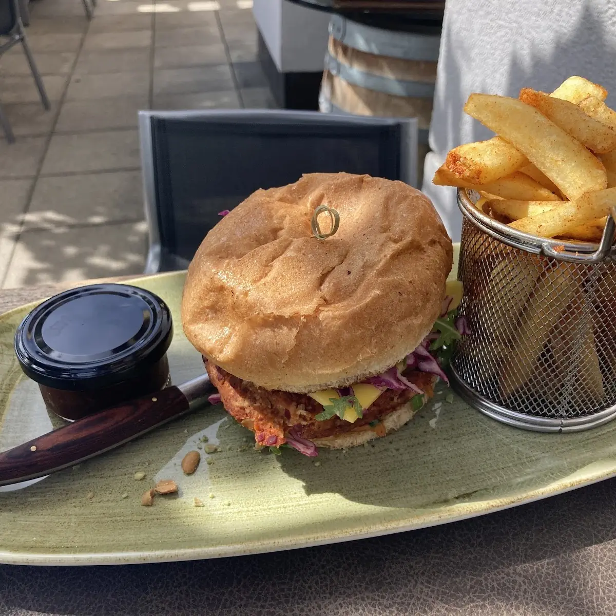 Veganer Burger