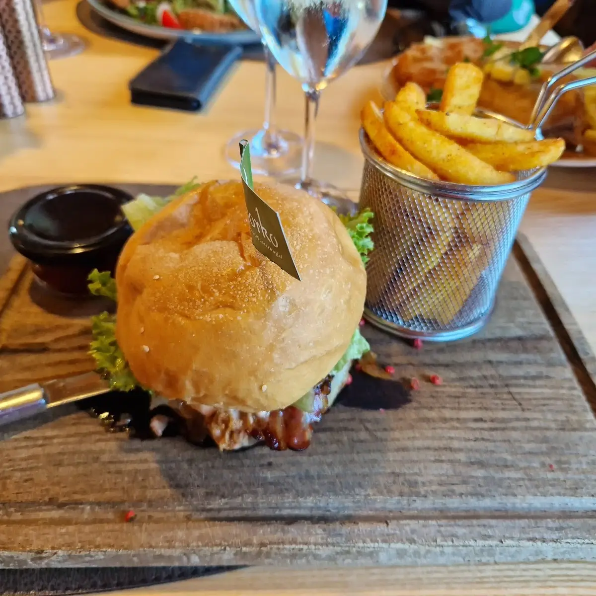 Wasserbüffel Burger