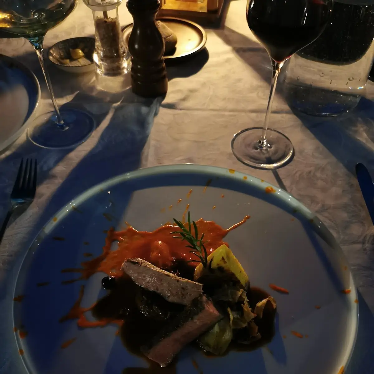 3erlei Lamm Mit Polenta Und Paprikacreme