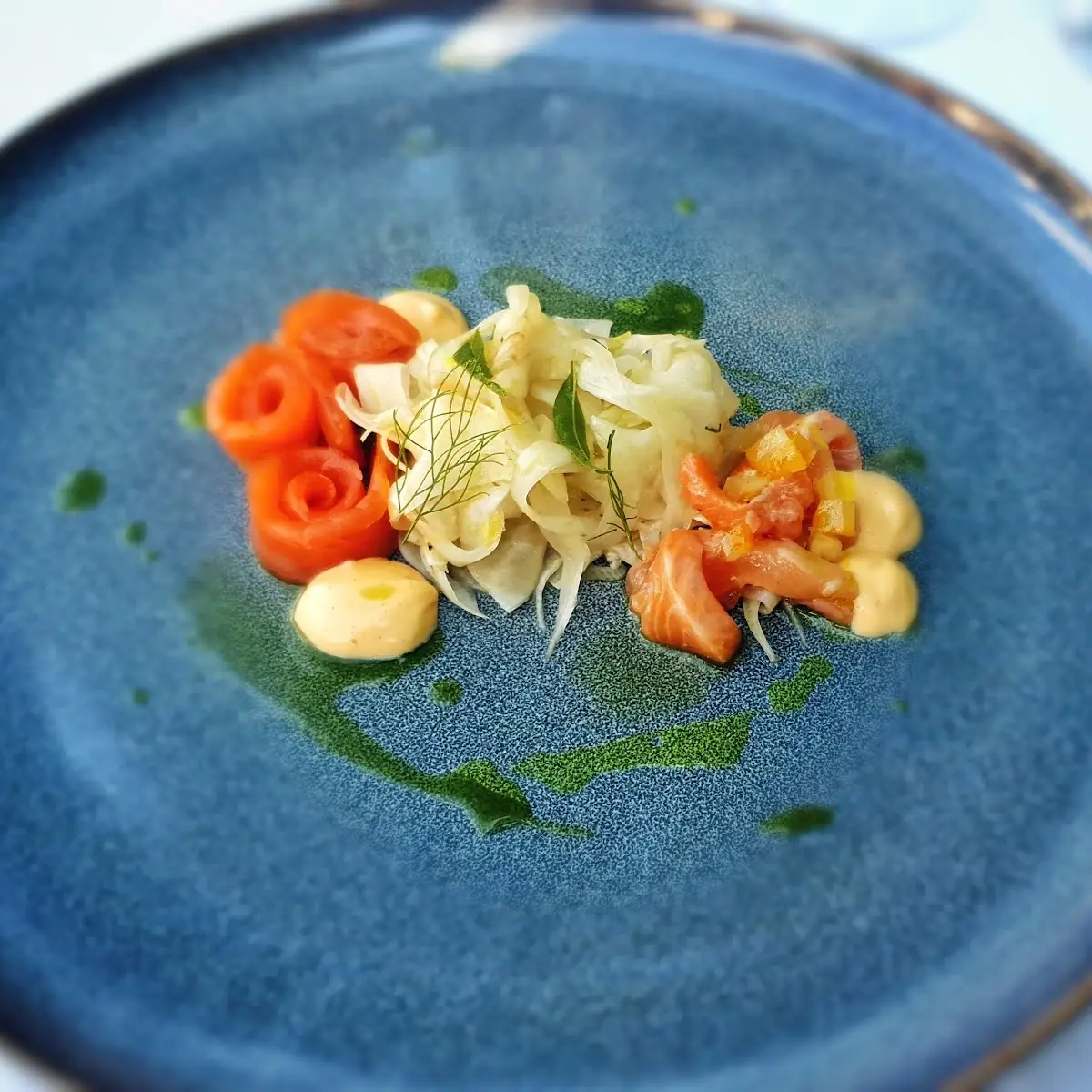 Cured Salmon Sashimi