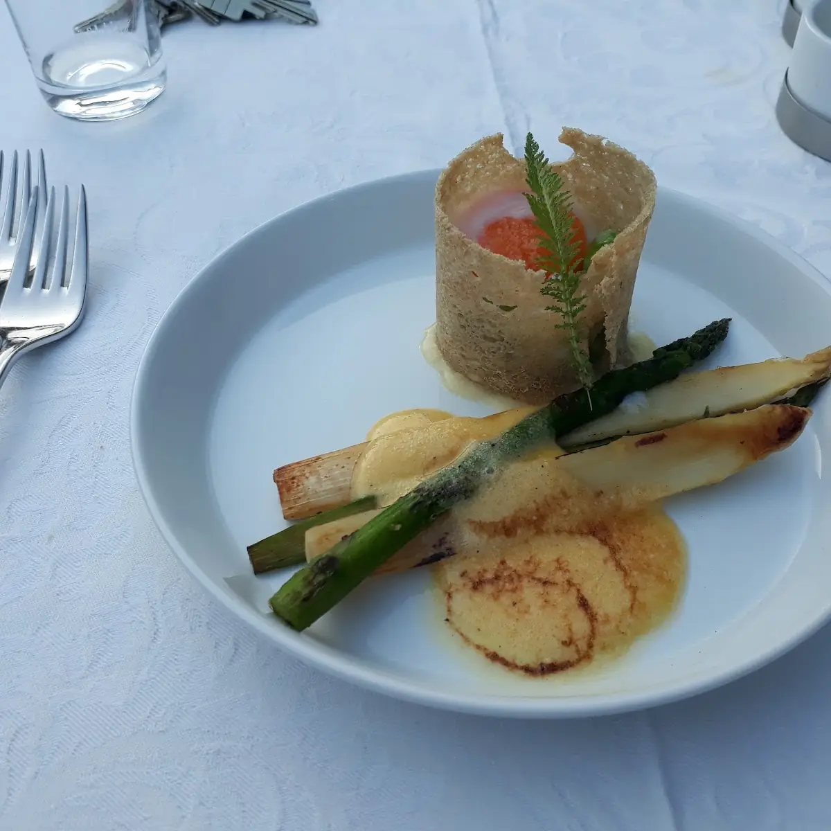 Stundenei Spargel