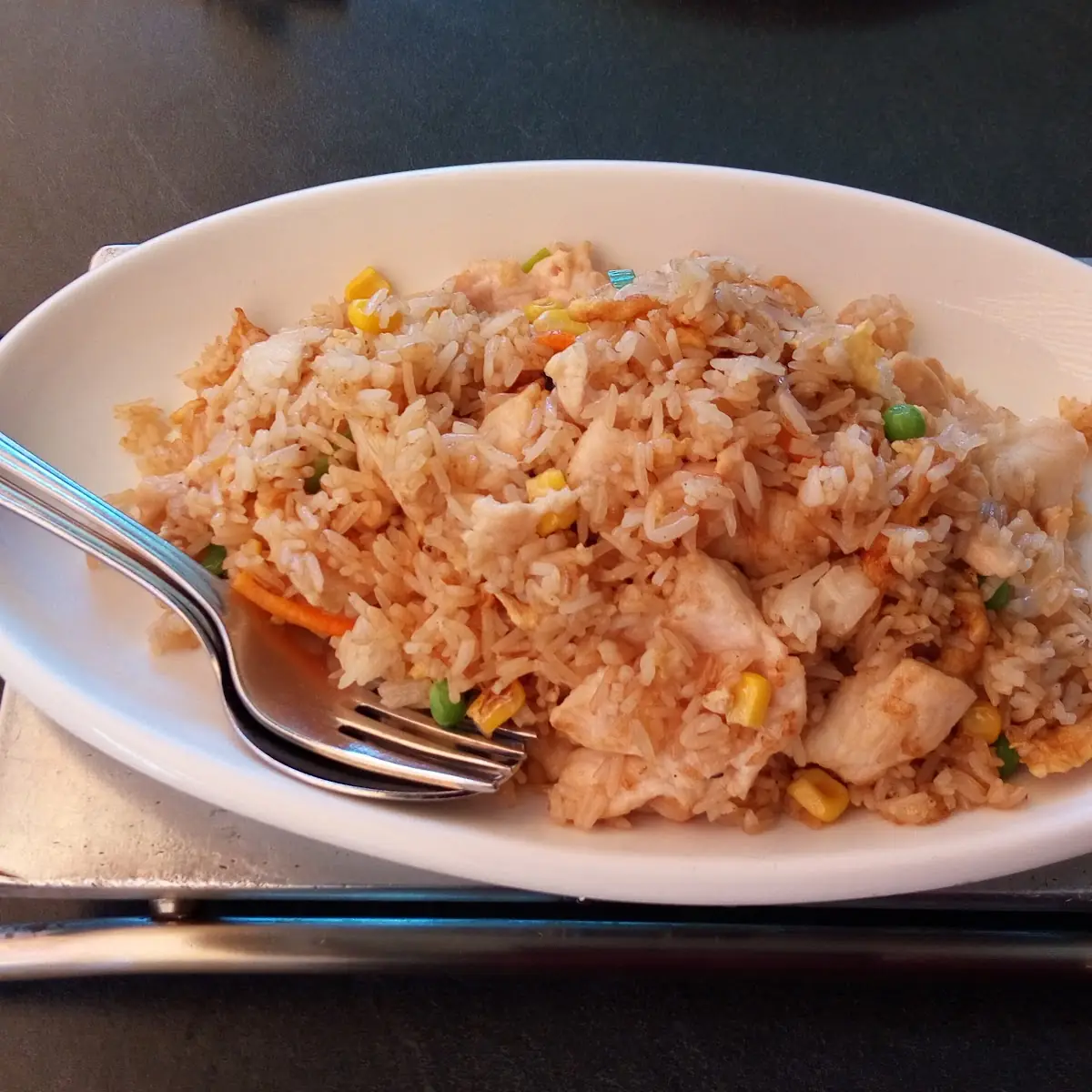 Gebratene Nudeln Mit Hähnchen