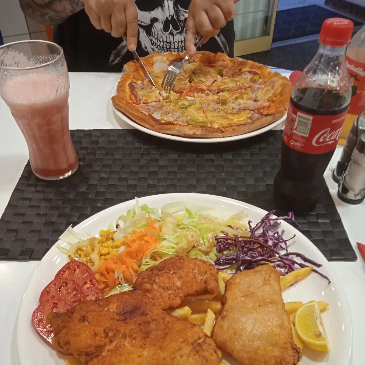 Glaube Das War Hähnchenschnitzel Mit Pommes Frites