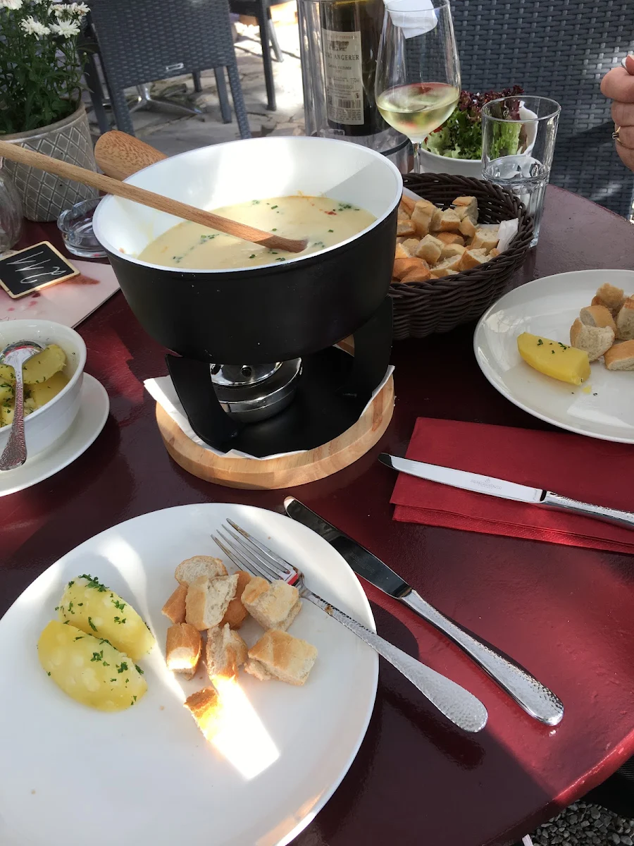 Leckeres Käsefondue