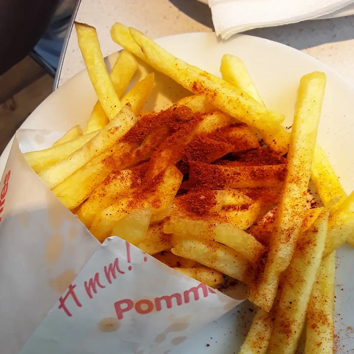 Pommes Mit Currypulver