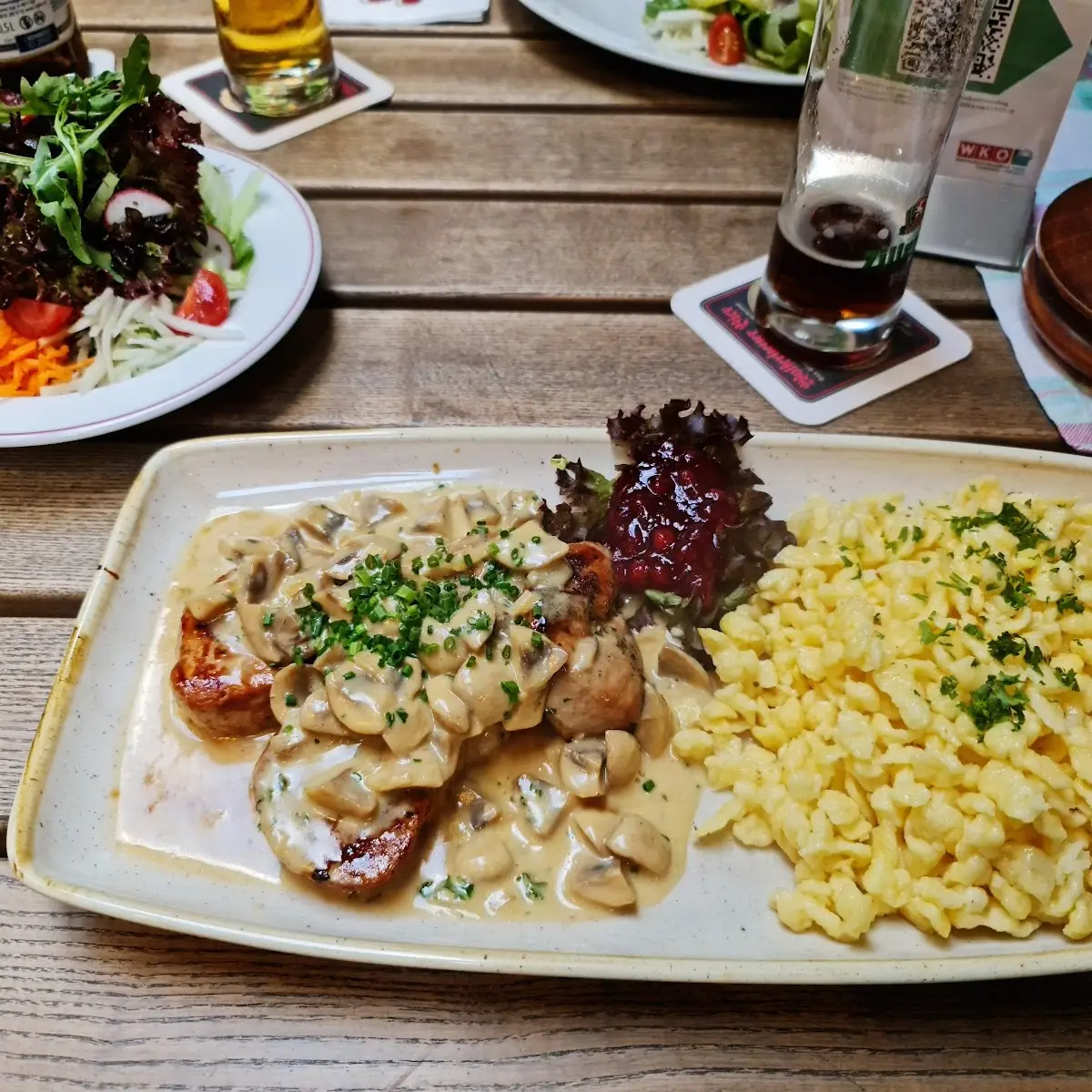 Mühlradl Mit Spätzle
