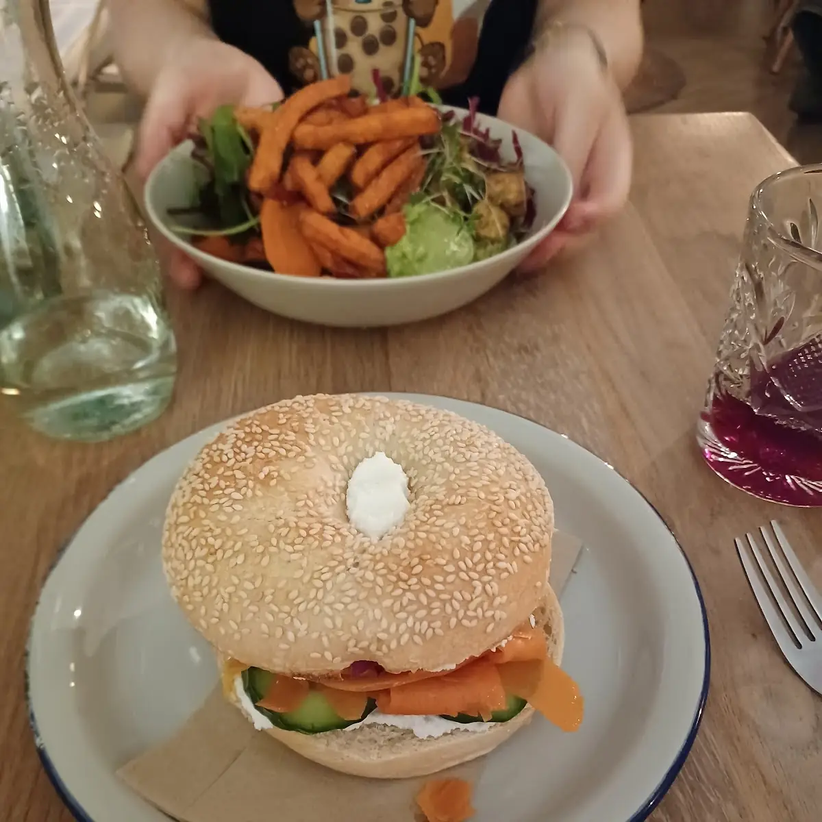 Lox Bagel with Cream Cheese
