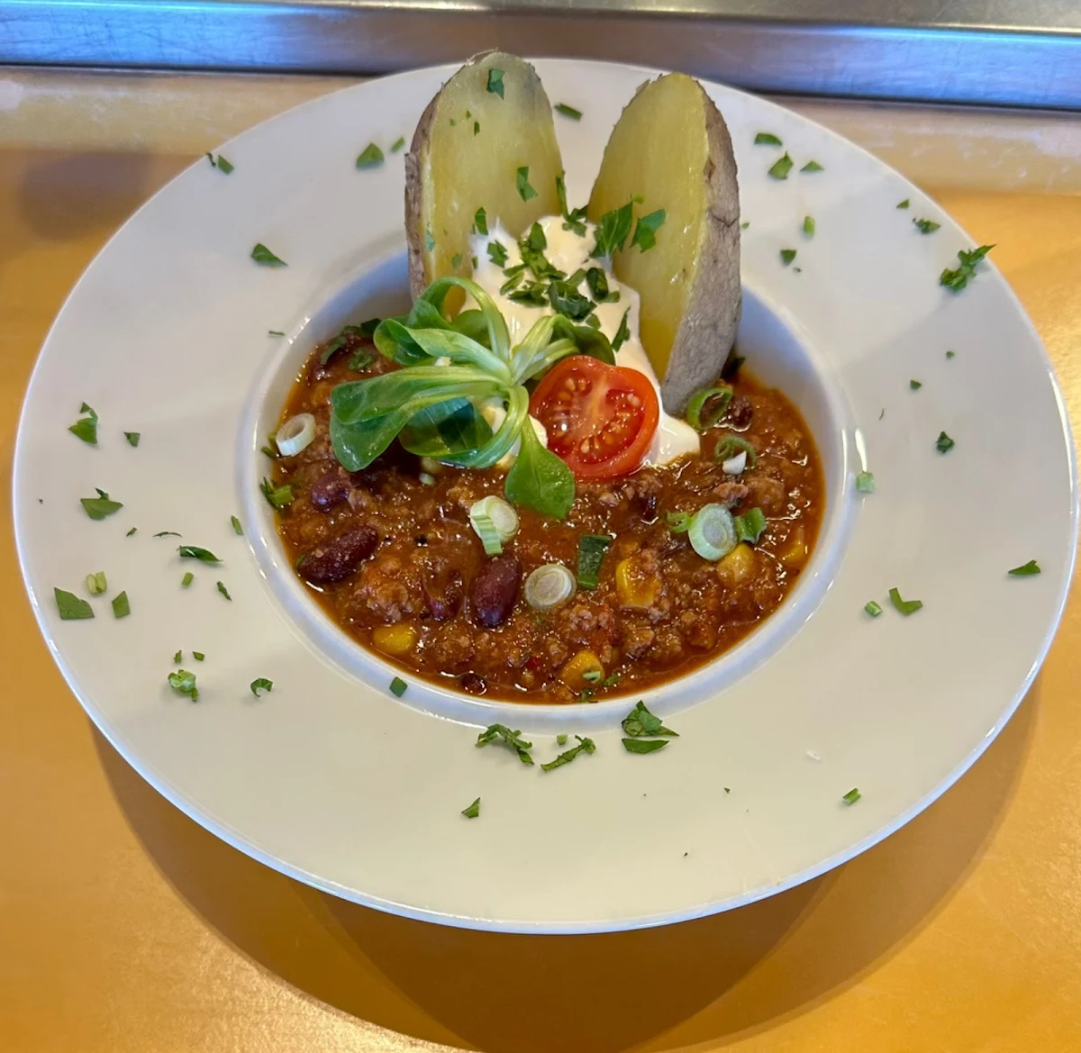 Tauernchili, Goldried Berggasthaus