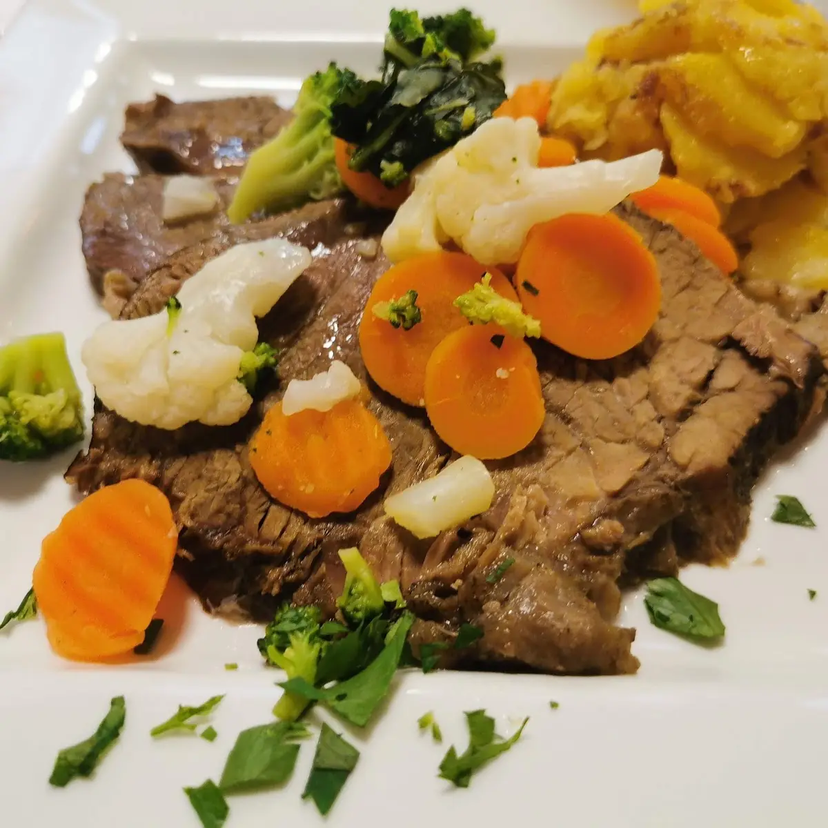 Rindfleisch Mit Gemüse