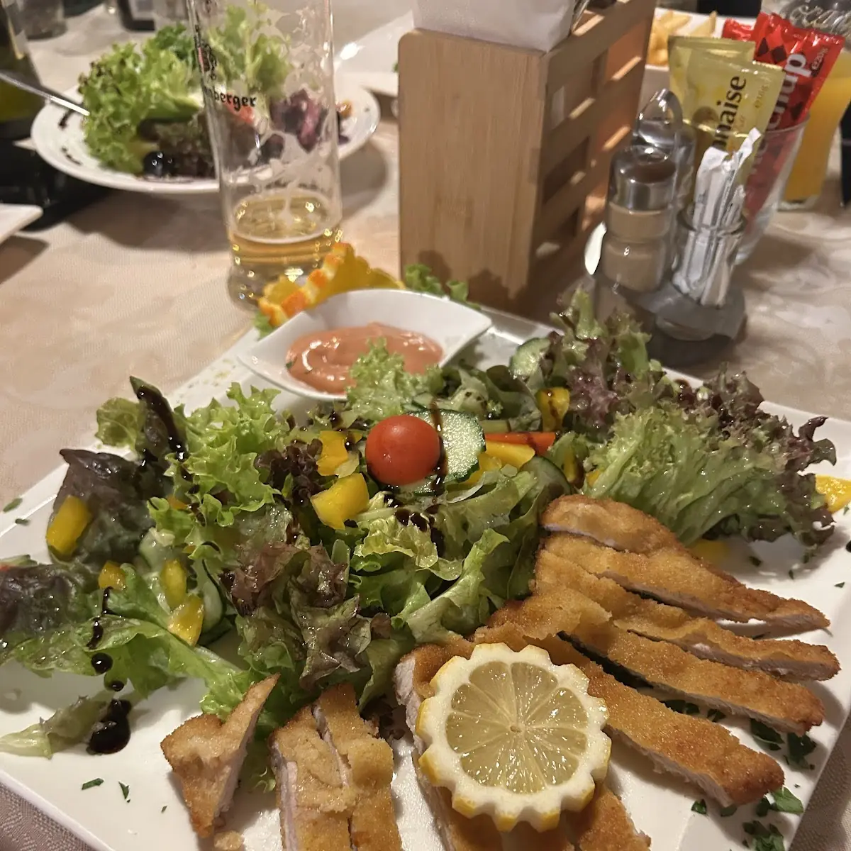 Schnitzel Salad