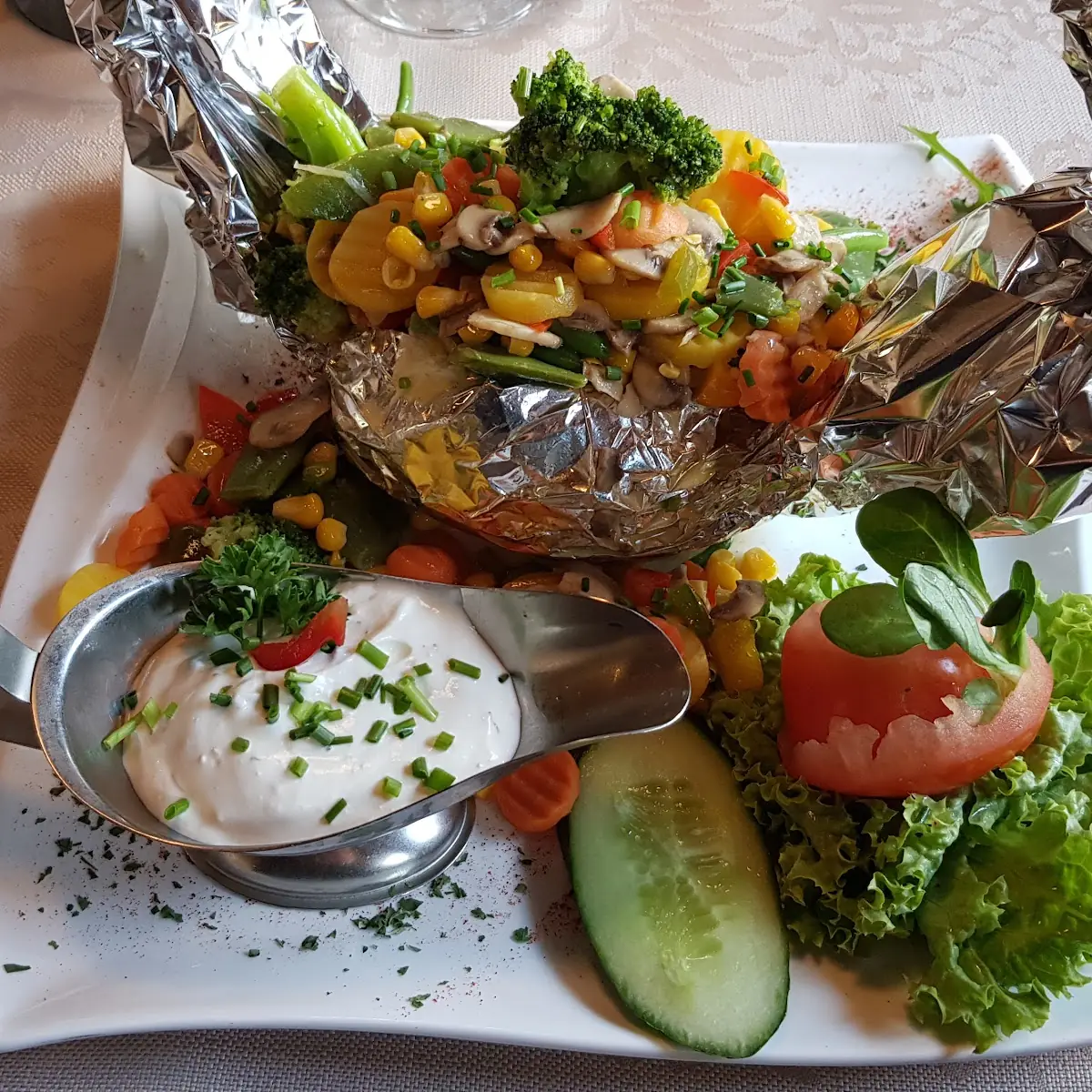 Vegetarische Ofenkartoffel