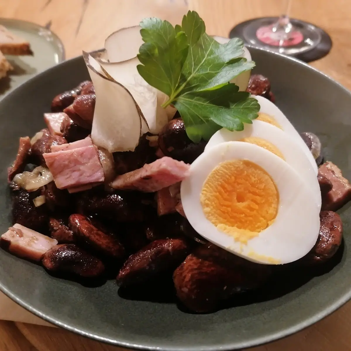 Käferbohnensalat Mit Geselchtem